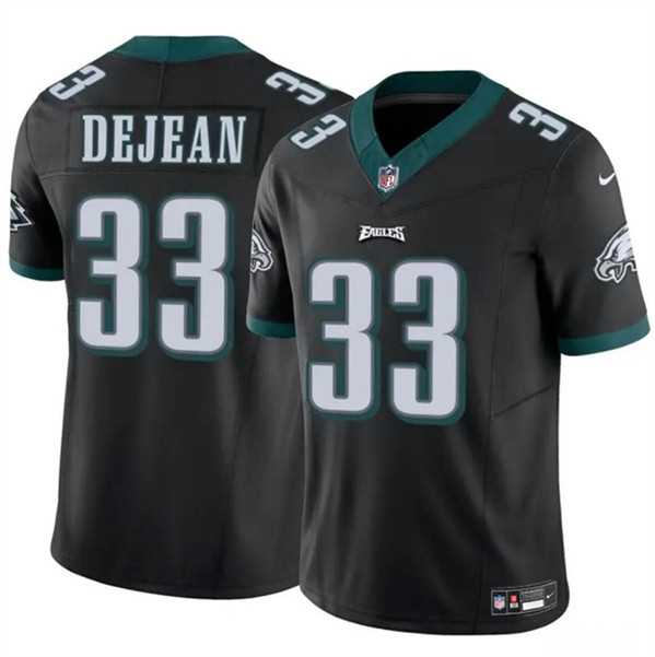 Men & Women & Youth Philadelphia Eagles #33 Cooper DeJean Black 2024 Draft F.U.S.E. Vapor Untouchable Limited Stitched Jersey->philadelphia eagles->NFL Jersey